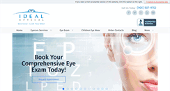 Desktop Screenshot of idealoptical.com